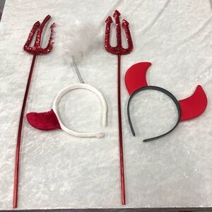 Devil Angel Costume Headband Accessories Halloween dress-up